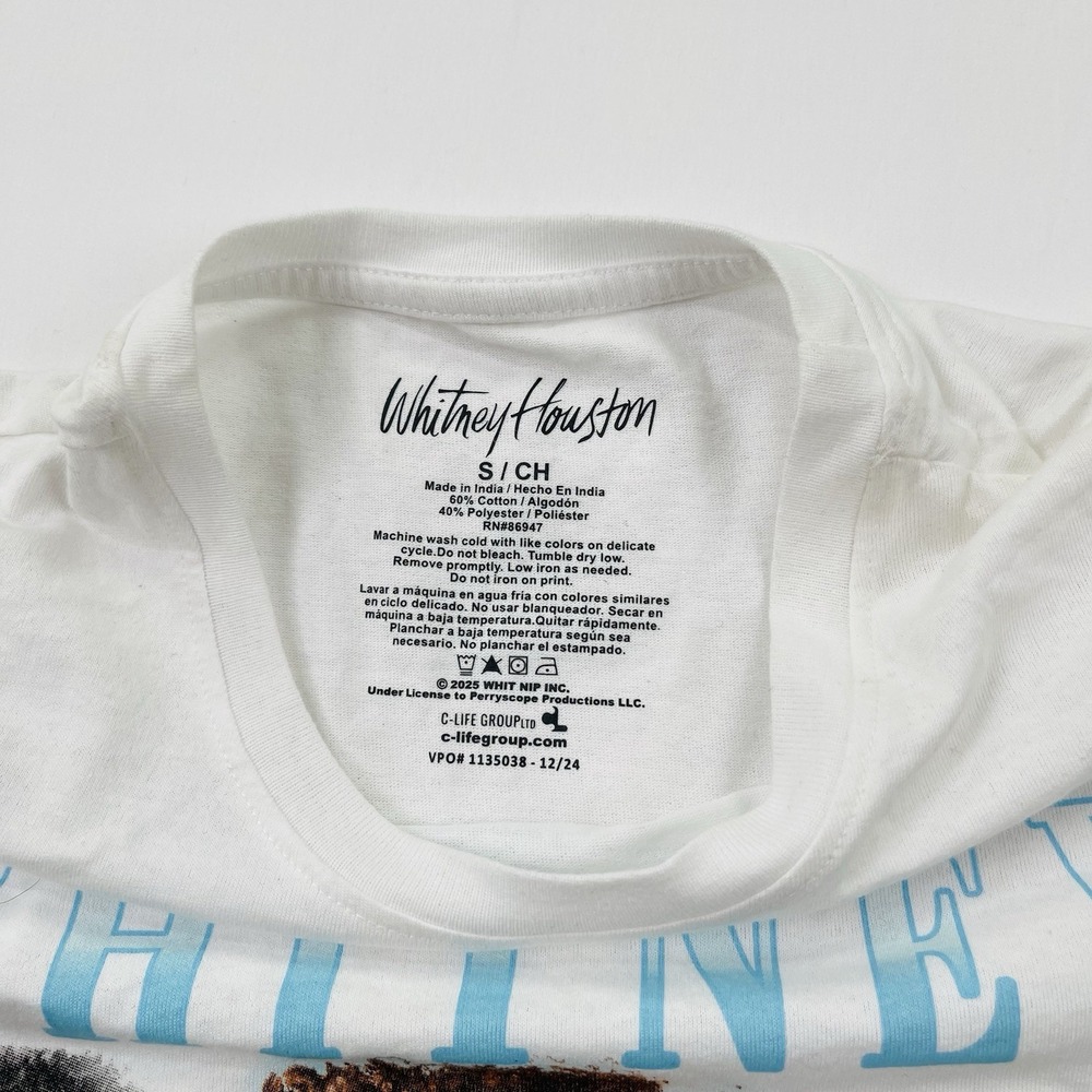 Vintage Style WHITNEY HOUSTON I Wanna Dance T-Shirt Mens Small NEW "READ " - Picture 9 of 15